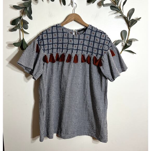 Zara Dresses & Skirts - Zara Seersucker Dress LAST CALL